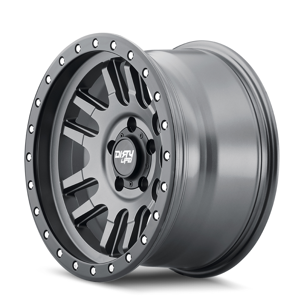 Dirty Life Canyon Pro Satin Graphite Black Lip Front