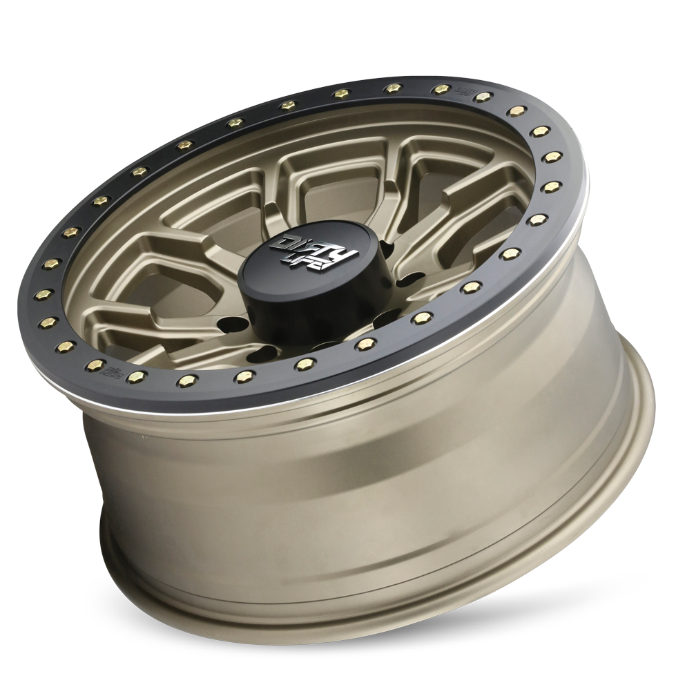 Dirty Life Dt 1 Dual Tek Satin Gold Black Lip 45 Angle