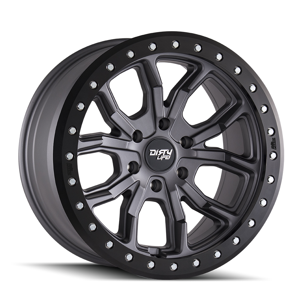 Dirty Life Dt 1 Dual Tek Satin Gunmetal Black Lip 25 Angle