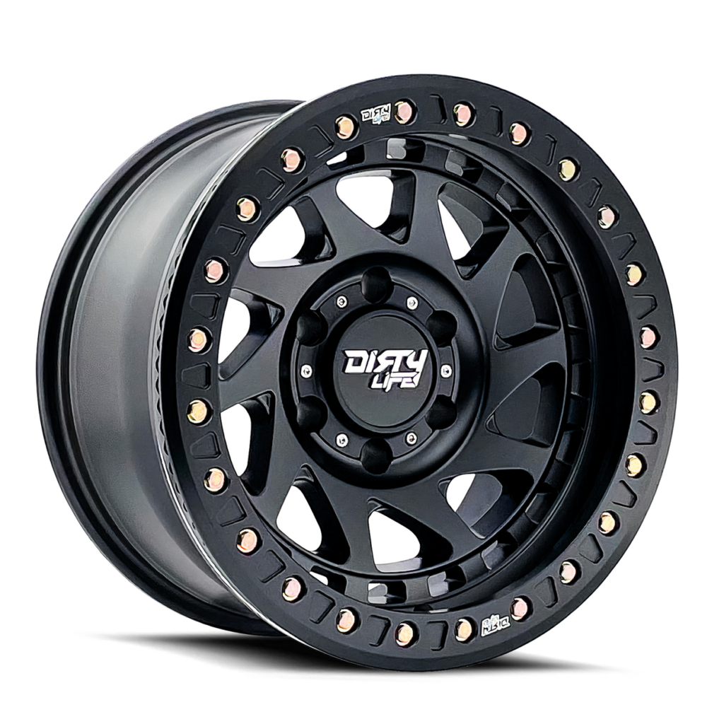 Dirty Life Enigma Race Comp Beadlock Matte Black 25 Angle