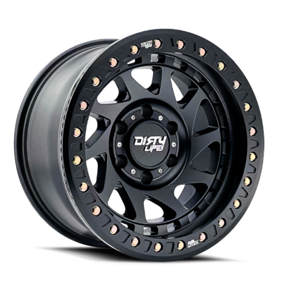 Dirty Life Enigma Race Comp Beadlock Matte Black 25 Angle