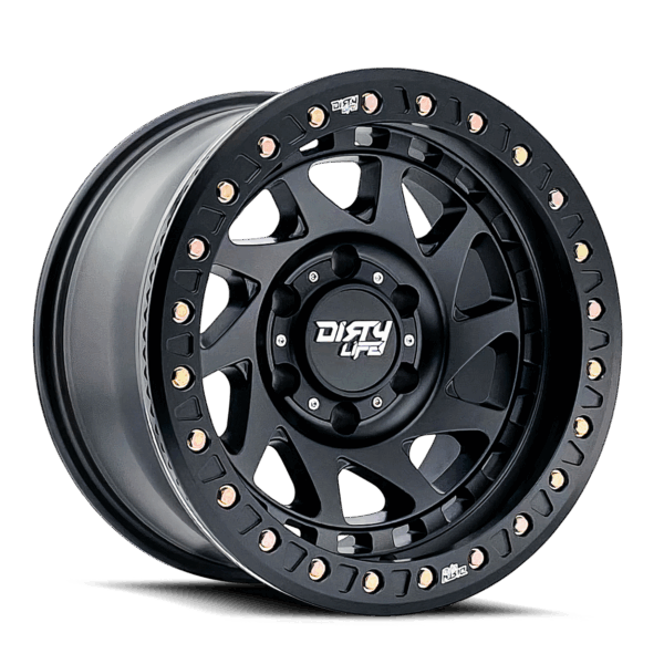 Dirty Life Enigma Race Comp Beadlock Matte Black 25 Angle