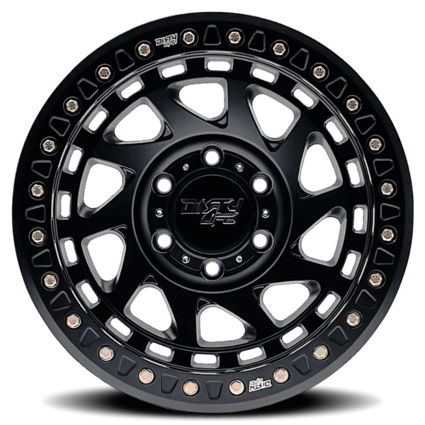 Dirty Life Enigma Race Comp Beadlock Matte Black 45 Angle